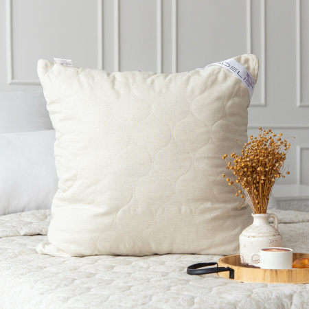 Подушка "Лен" на молнии Подушка "Лен" на молнии