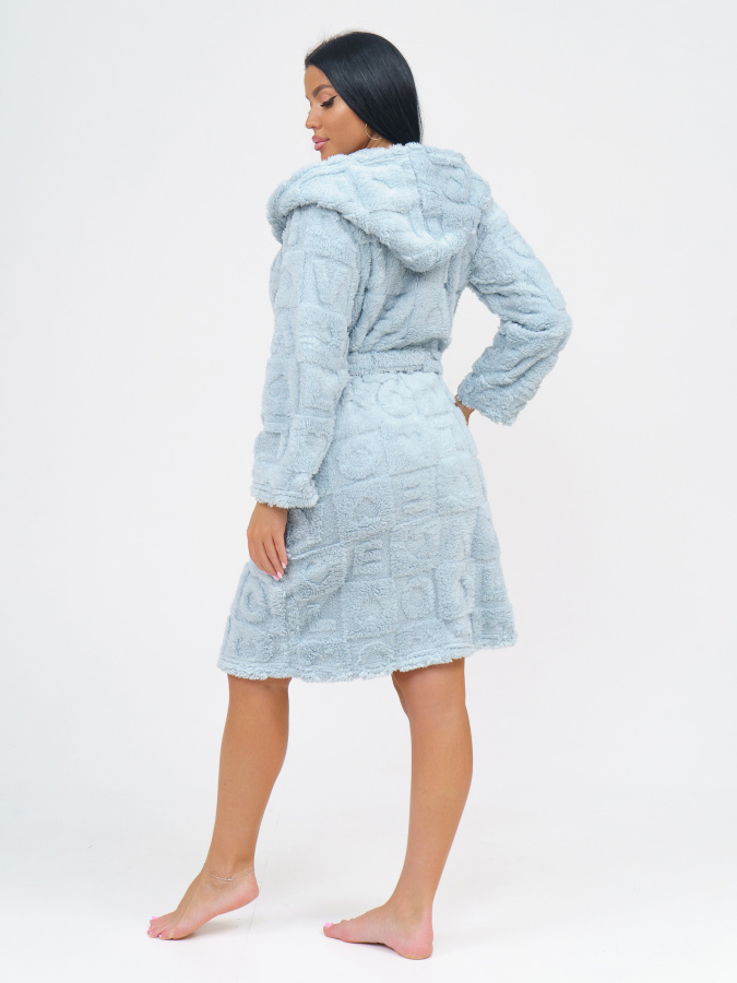 Ежик(голубой) халат