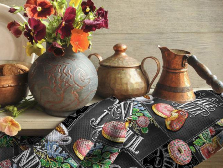 Набор полотенец "Грифель" вафельн.