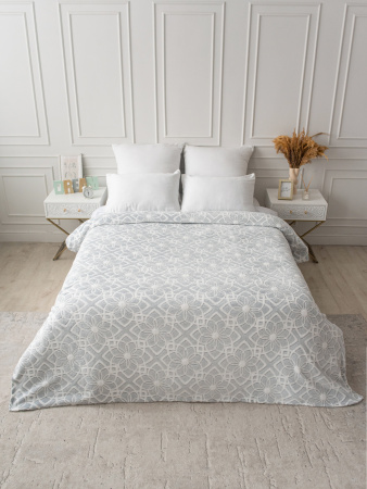 Лотос(серебро) плед велсофт