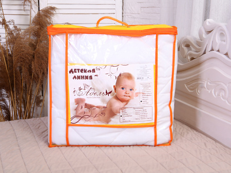 Одеяло "Бамбук" облегченное микрофибра (бел) детское