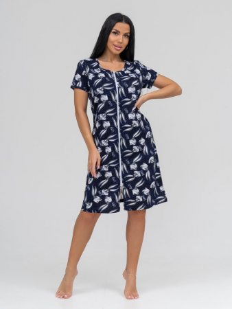 Зая (индиго) халат