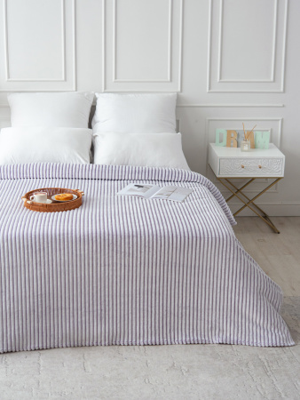 Вертикаль(сирень) плед велсофт