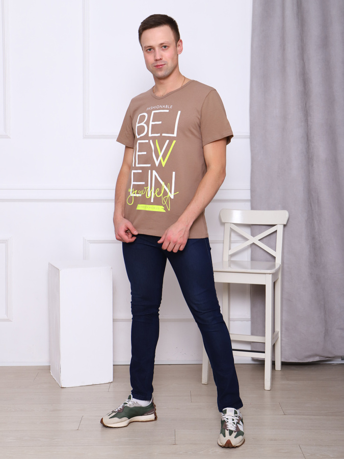 Рэнди (беж) футболка