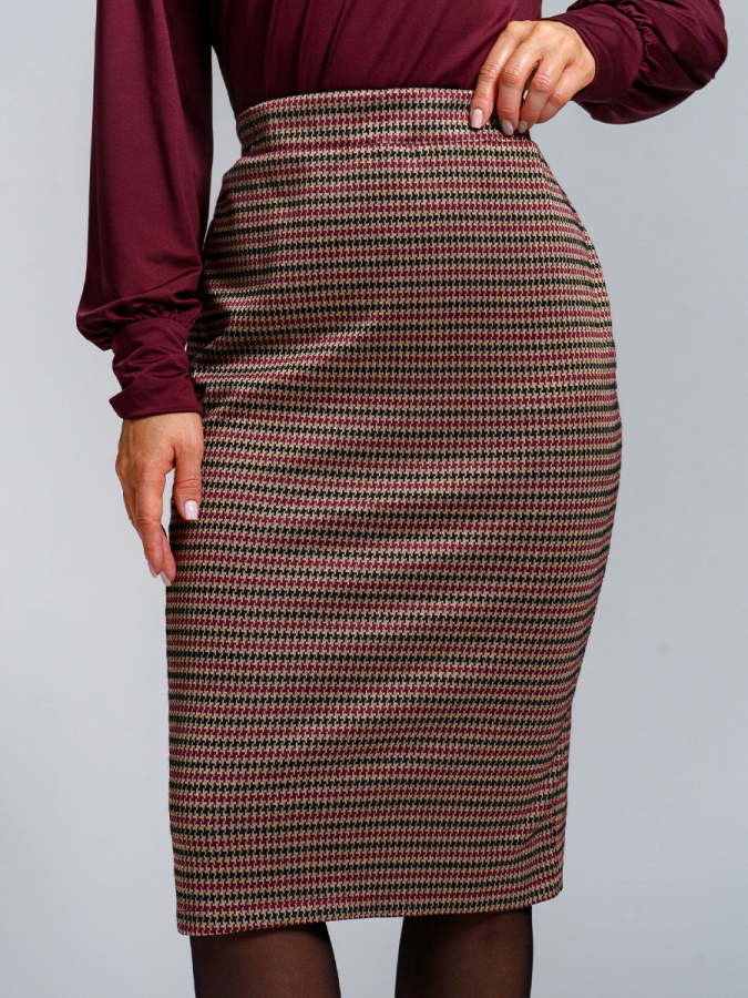 Лорен (бордо) юбка