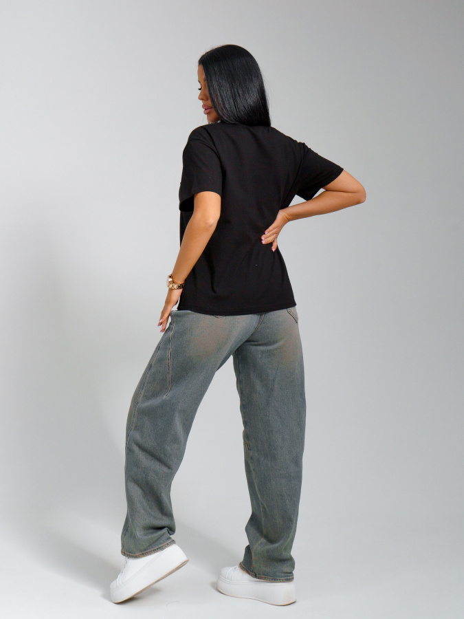 Оливия(черный) футболка