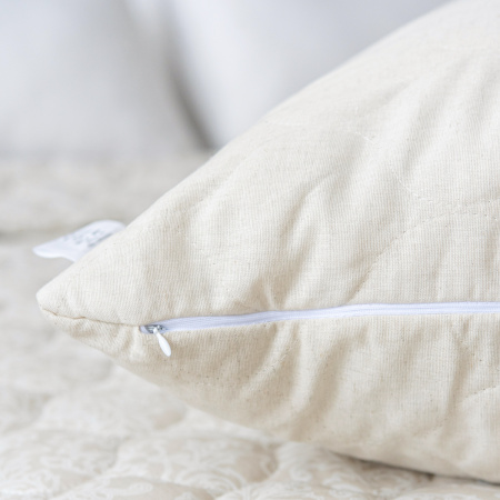 Подушка "Лен" на молнии Подушка "Лен" на молнии