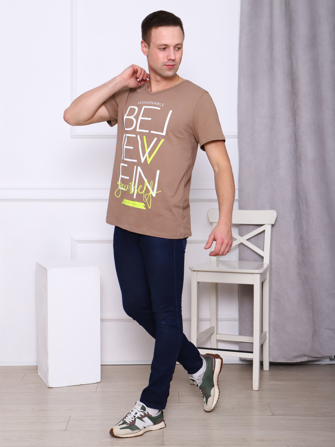 Рэнди (беж) футболка