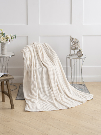 Мозаика(молоко) плед велсофт