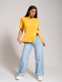 Асимметрия(горчица) футболка