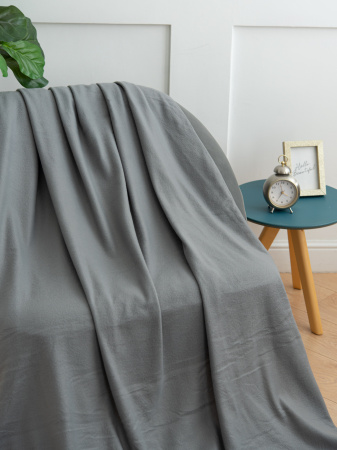 Серый Плед флис