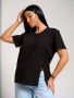 Асимметрия(черный) футболка