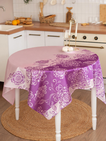 Розовый фламинго Скатерть трикот