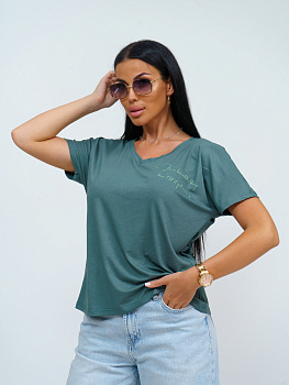 Оксана(зеленый) футболка р.54 Оксана(зеленый) футболка р.54