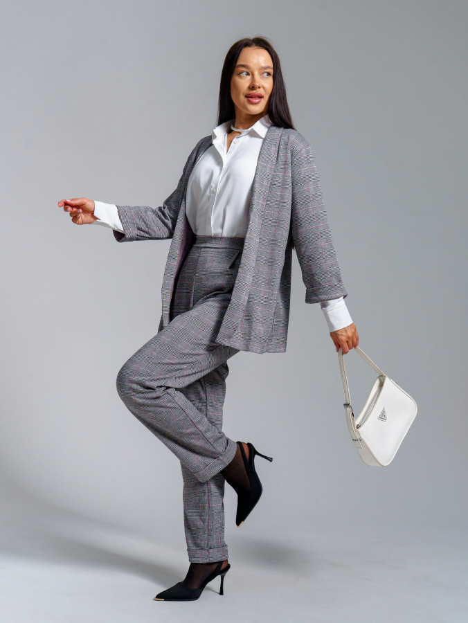 Стиль(розовый) брюки