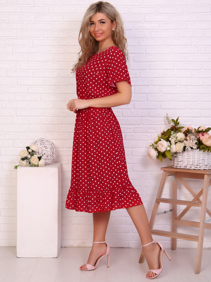 Кармен(горох) платье