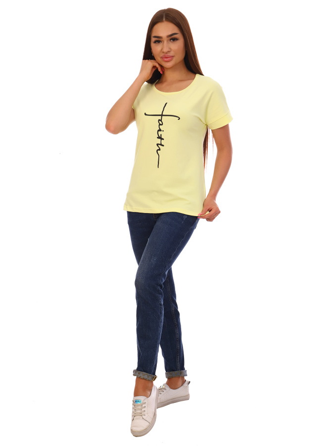 Лофт(лимон) футболка женская