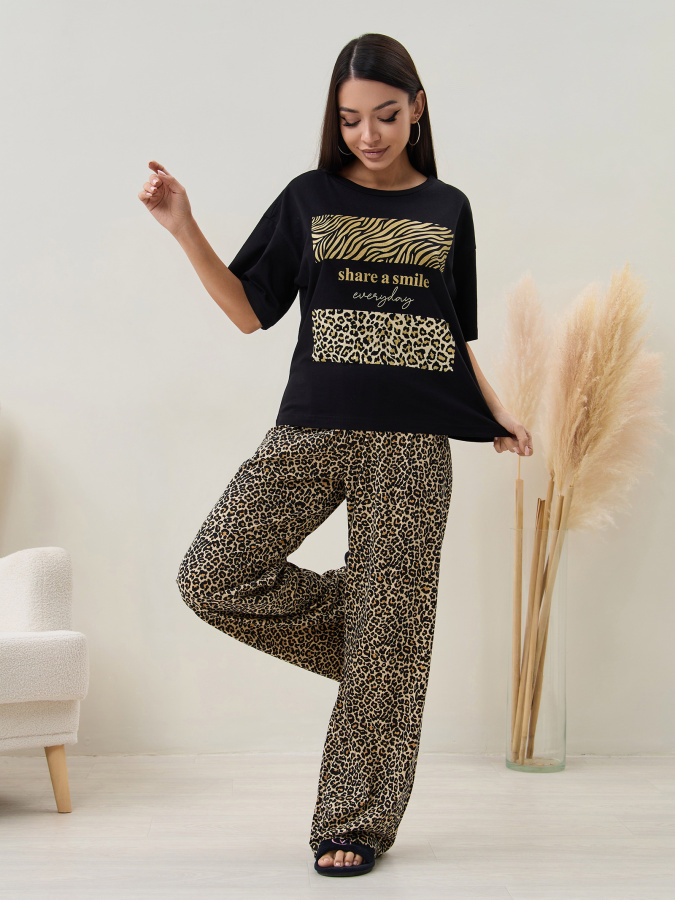 Леопард(черный) комплект
