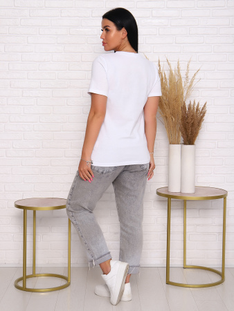 База(белый) футболка женская