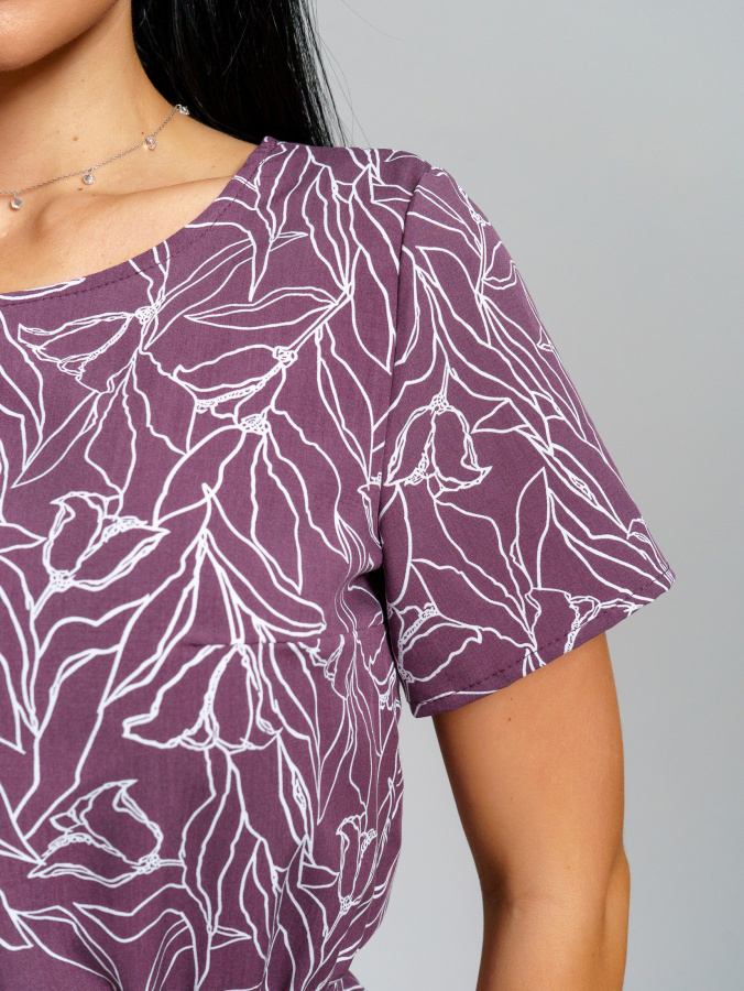 Белла(баклажан) платье