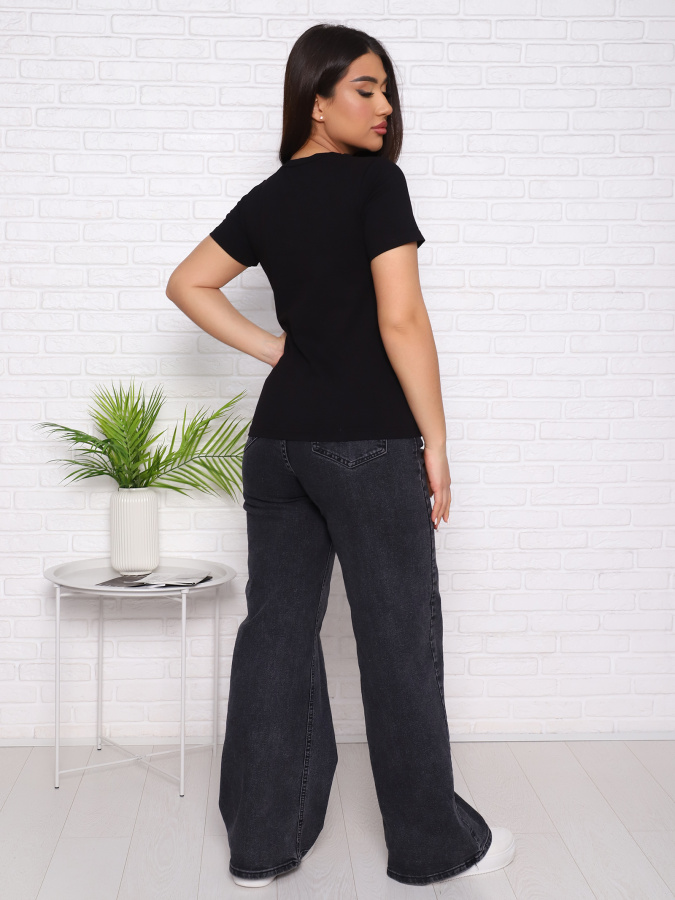 Миледи(чёрный) футболка женская