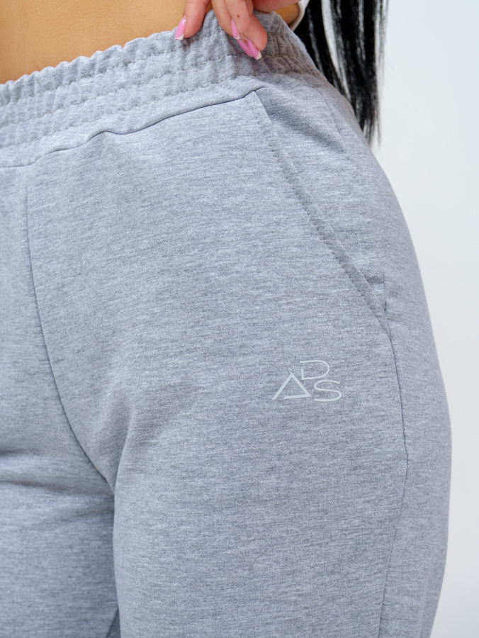 Акцент(светло-серый меланж) брюки