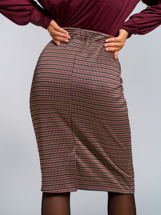 Лорен (бордо) юбка