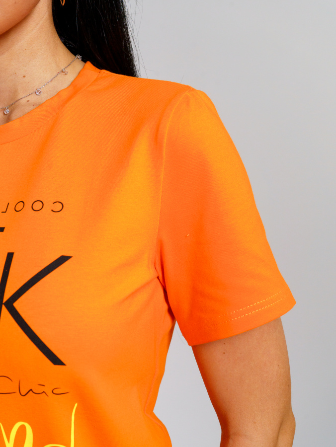 Миранда(оранжевый) футболка женская