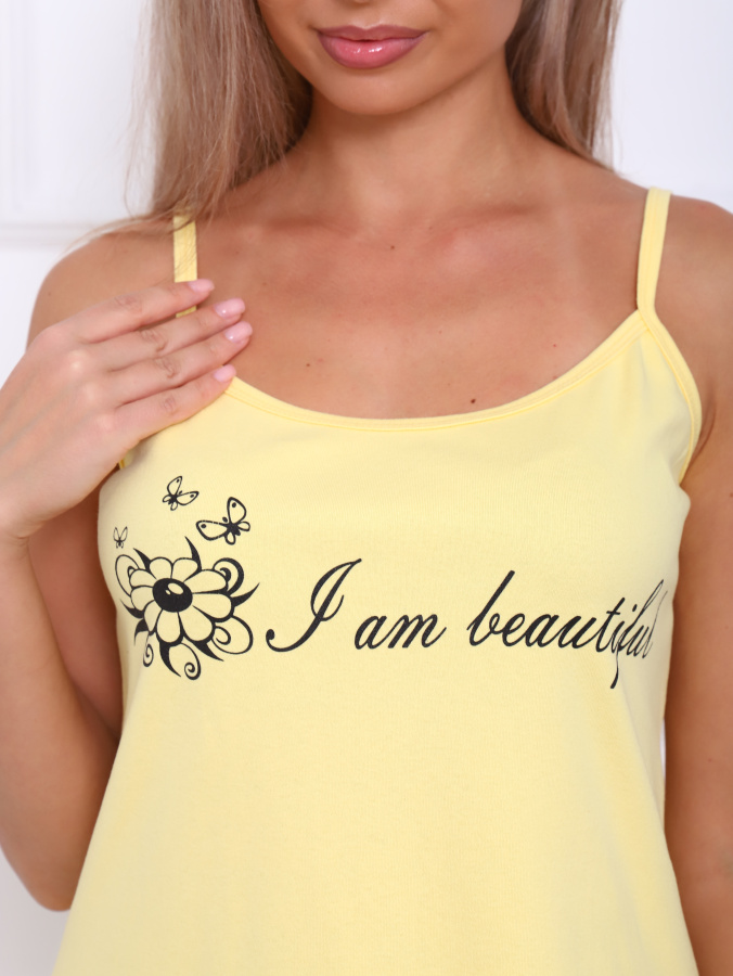 Ромашка(желтый) сорочка ночная