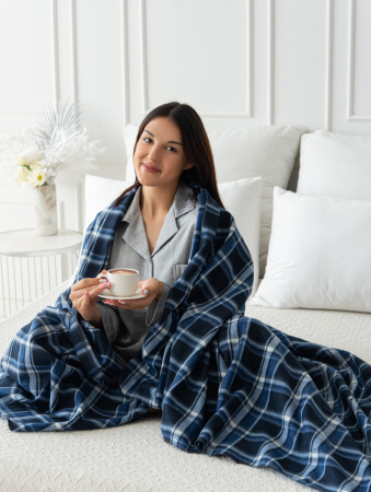 Кобальт Плед флис