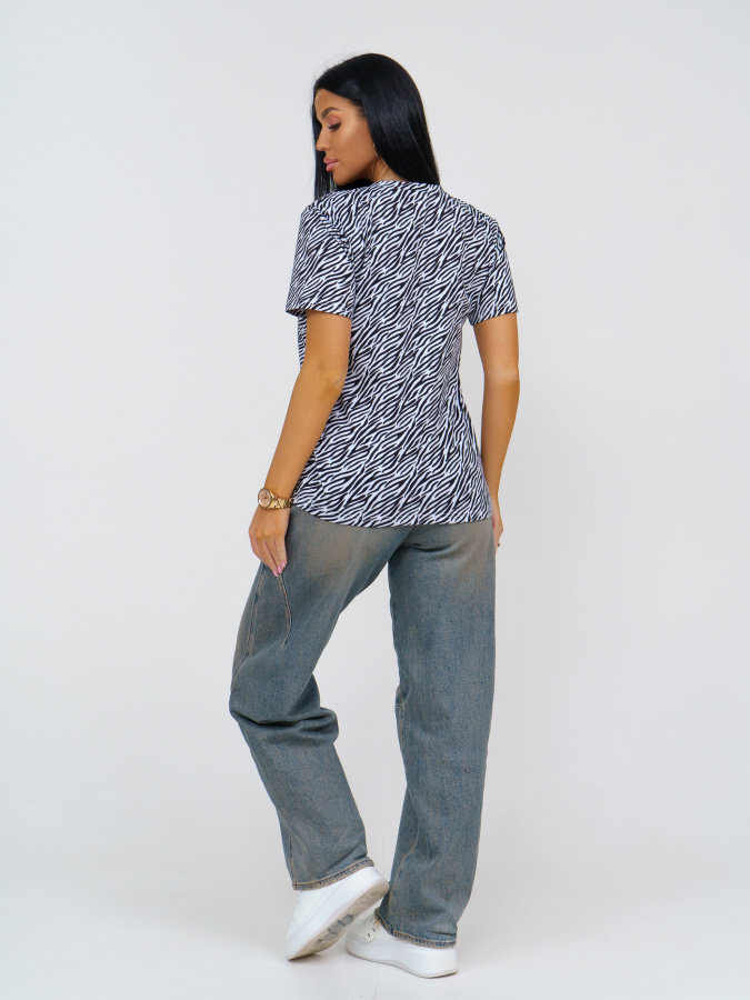 Зелма(черно-белый) футболка