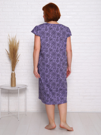 Фаина плюс(лаванда) сорочка ночная