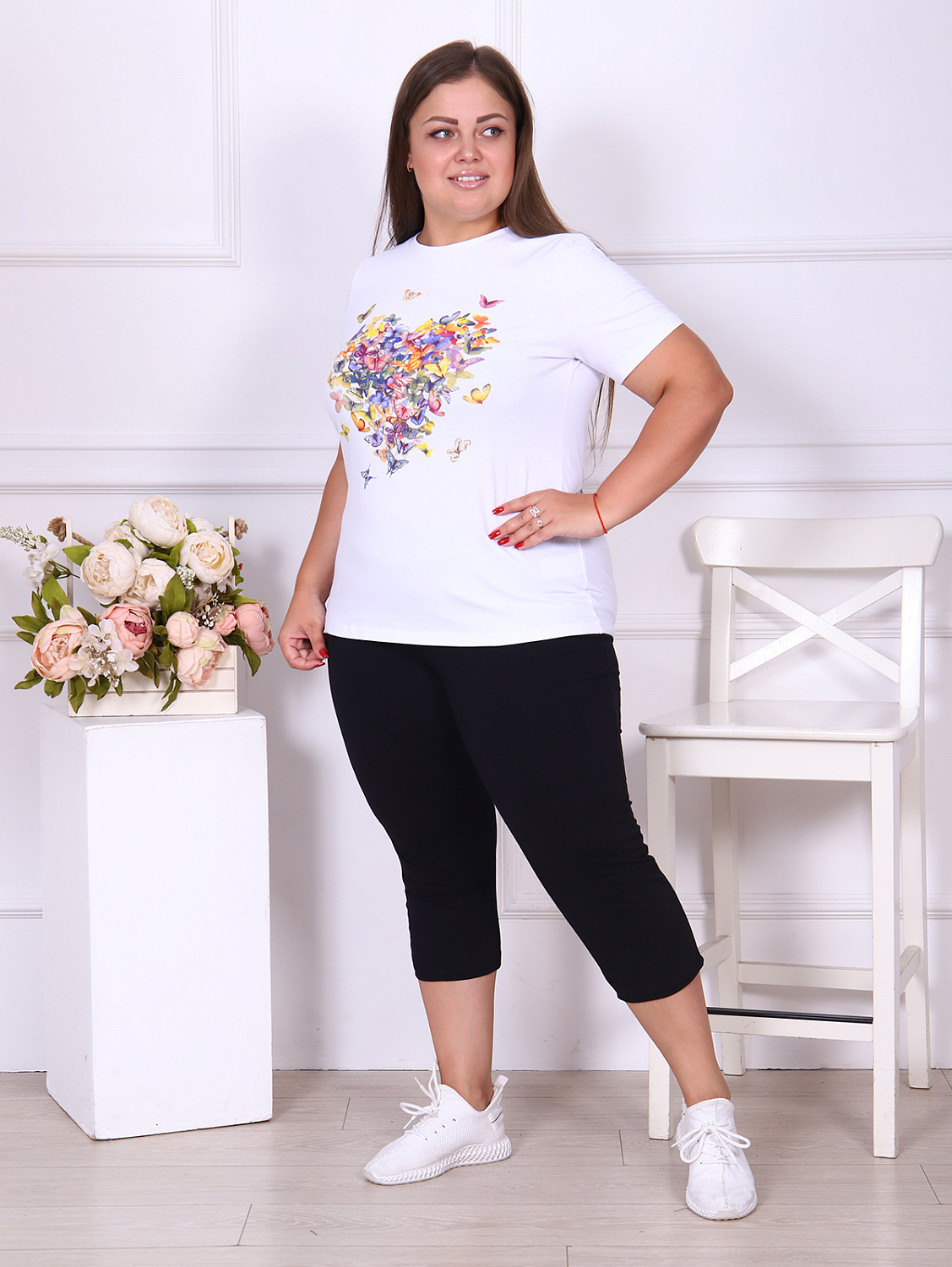 Бриджи кулирка с лайкрой