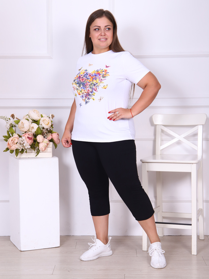 Бриджи кулирка с лайкрой