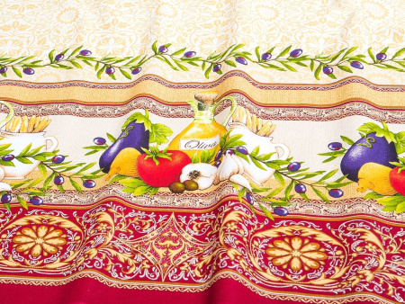 Скатерть "Изобилие" рогожка