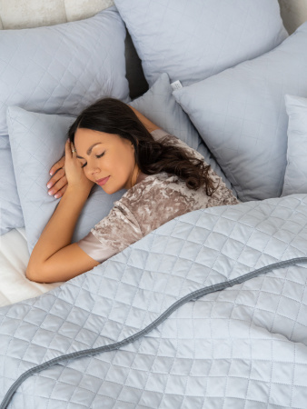 Комплект подушек микрофибра у/степ (сер.) 2шт