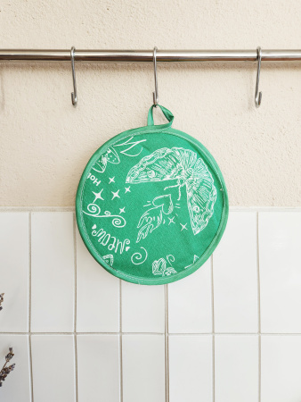 Прихватка рогожка