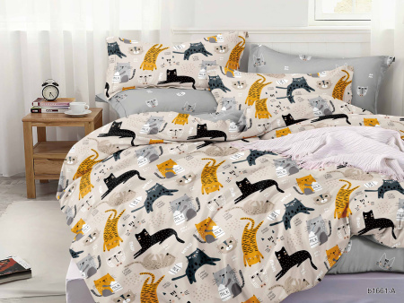 Котики КПБ поплин подростковый