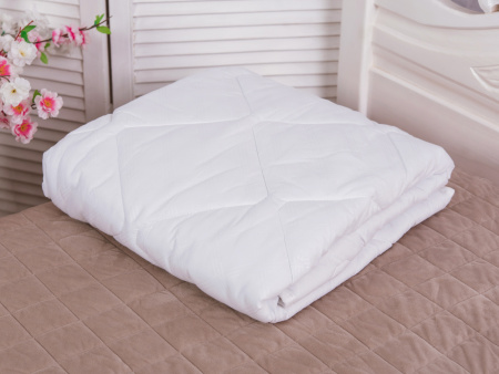 Одеяло "Лебяжий пух" всесезонное микрофибра (бел) детское