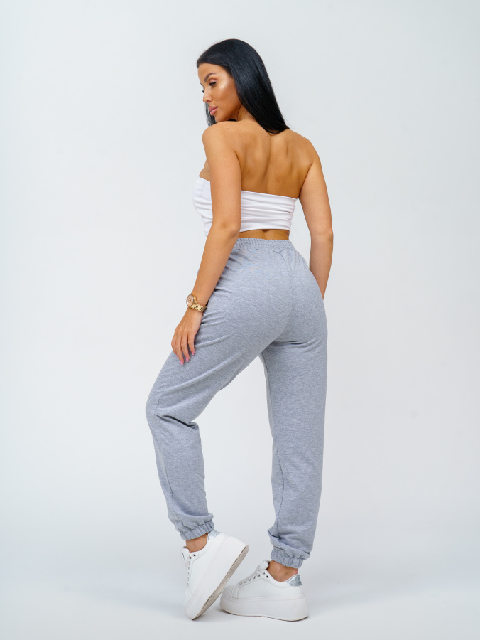 Акцент(светло-серый меланж) брюки