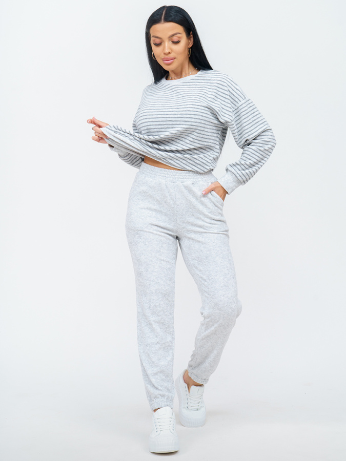 Вита(серый меланж) костюм