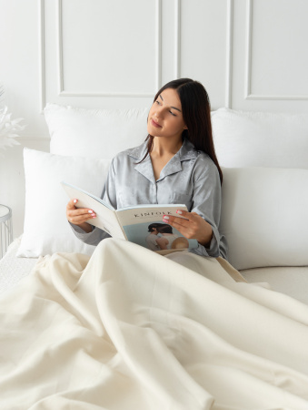 Песочный Плед флис