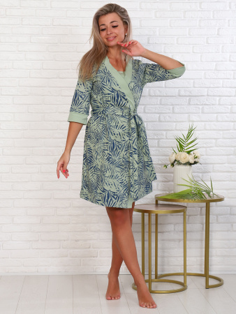 Аделина(олива) пеньюар+сорочка Аделина(олива) пеньюар+сорочка