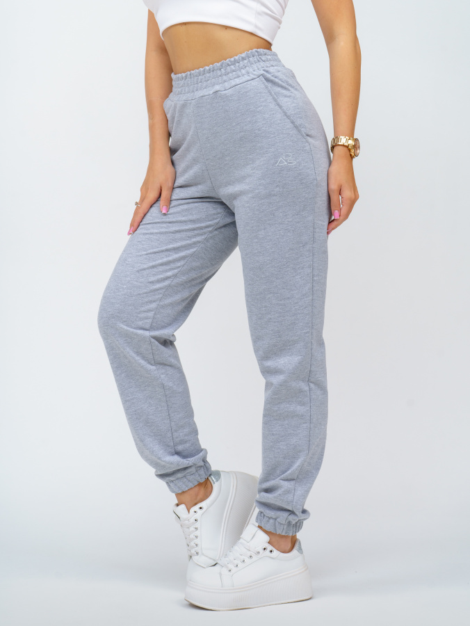 Акцент(светло-серый меланж) брюки