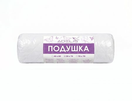 Подушка 70*70 микрофибра у/степ полиэфир(бел.), тубус