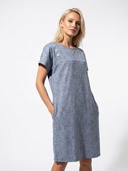Грета(серый джинс) туника р.54
