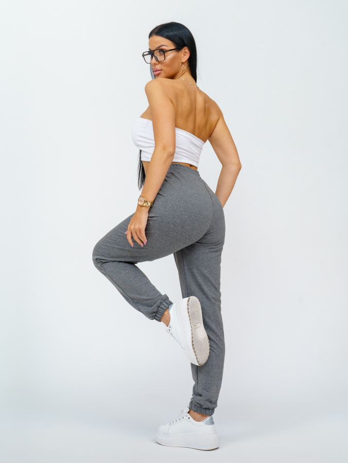 Акцент(темно-серый меланж) брюки