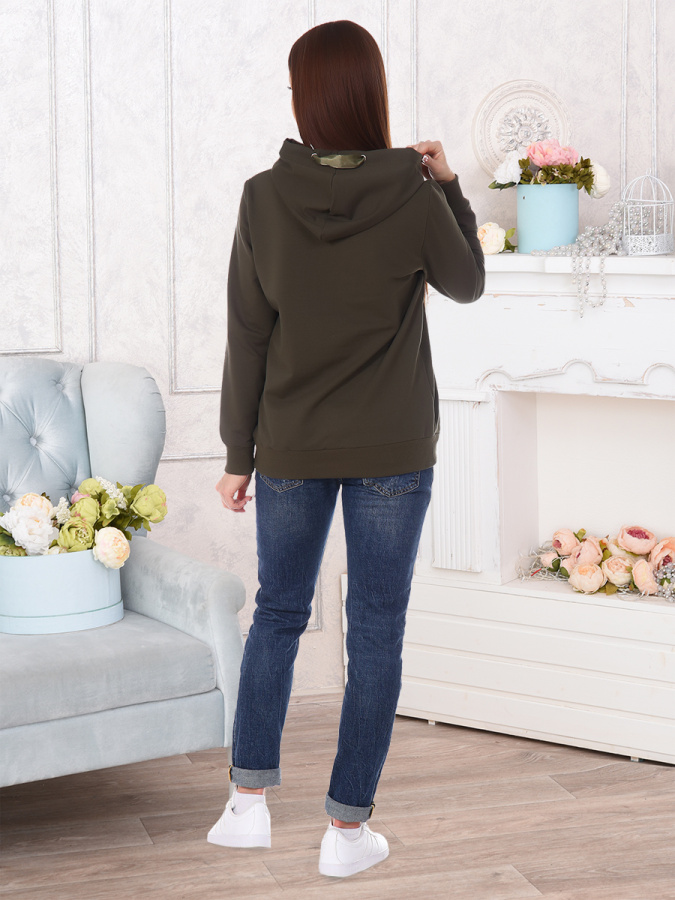 Жанна (хакки) толстовка (джемпер)