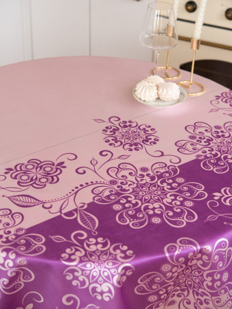 Розовый фламинго Скатерть трикот