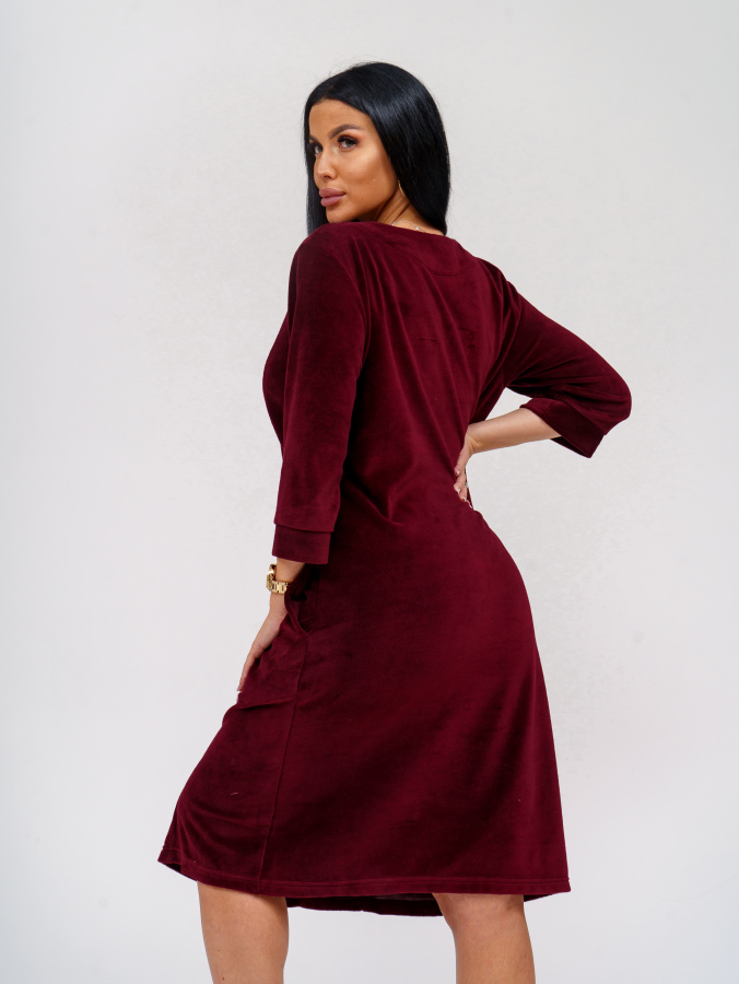 Азалия(бордо) халат